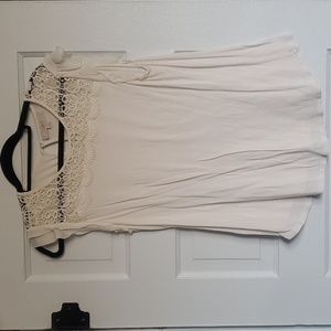 Lrg off white Loft Blouse.